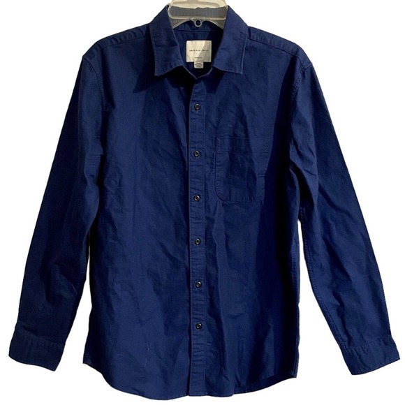 American Eagle Outfitters Other - SOLD American Eagle Mens Medium Classic Fit Button Up Shirt Blue Oxford NWT C…